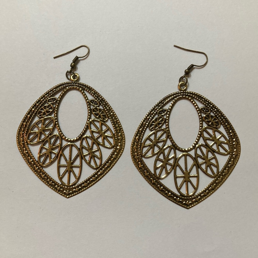 Bronze Gold Earrings